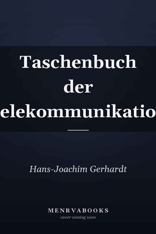 Taschenbuch der Telekommunikation
