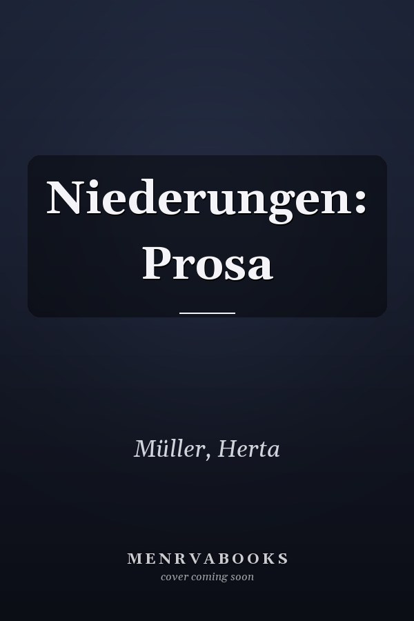 Niederungen: Prosa