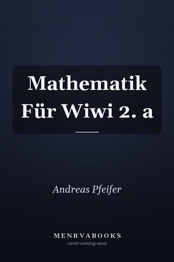 Mathematik Für Wiwi 2. a