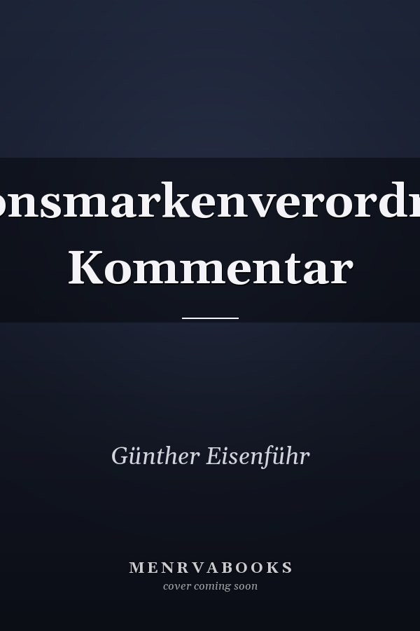 Unionsmarkenverordnung Kommentar