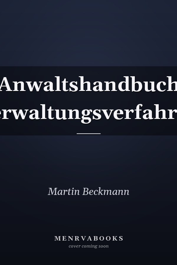 Anwaltshandbuch Verwaltungsverfahren