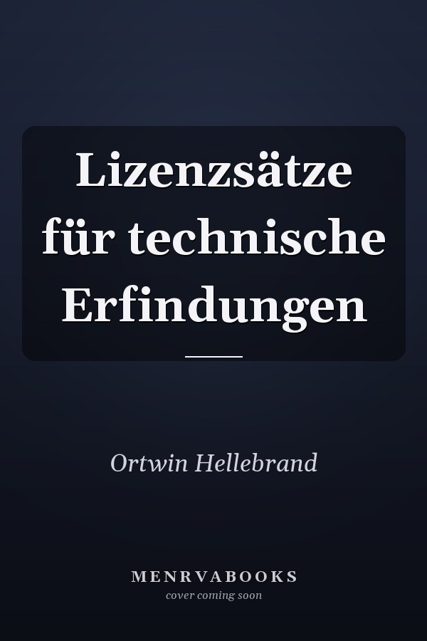 Lizenzsätze für technische Erfindungen