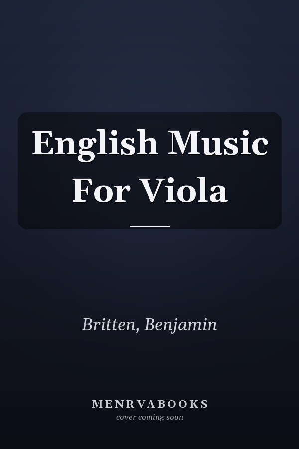 English Music For Viola