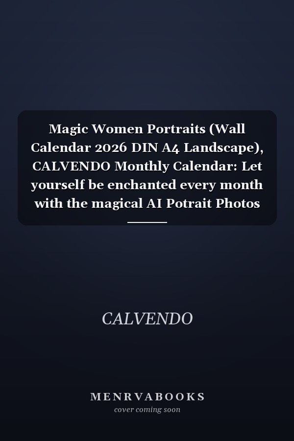 Magic Women Portraits (Wall Calendar 2026 DIN A4 Landscape), CALVENDO Monthly Calendar: Let yourself be enchanted every month with the magical AI Potrait Photos (CALVENDO People)