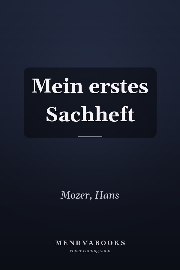 Mein erstes Sachheft