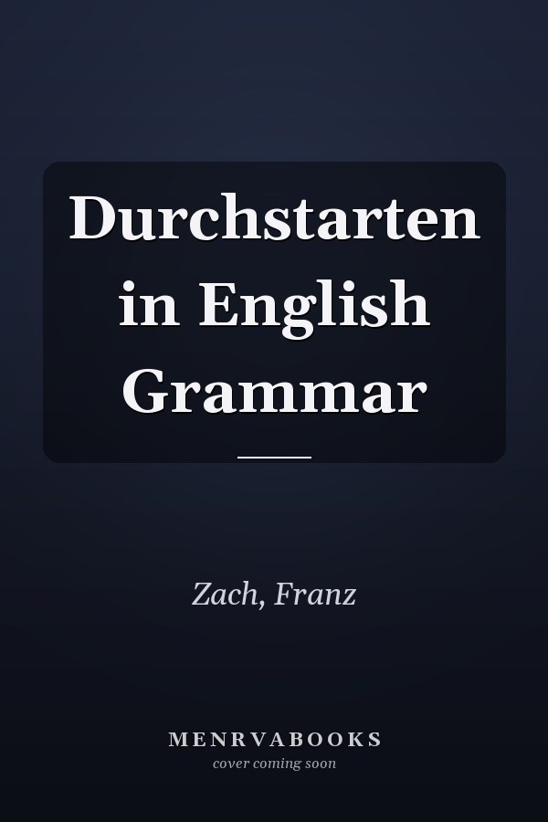 Durchstarten in English Grammar