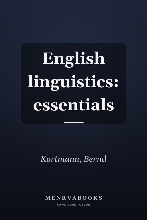 English linguistics: essentials