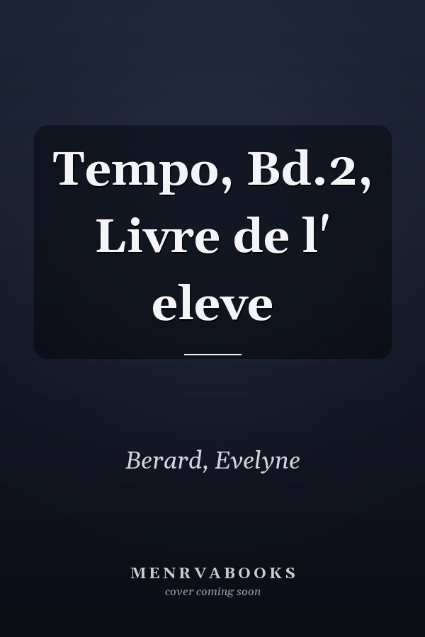 Tempo, Bd.2, Livre de l' eleve