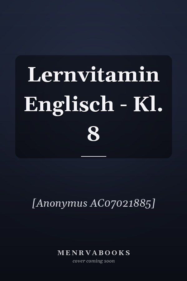 Lernvitamin Englisch - Kl. 8