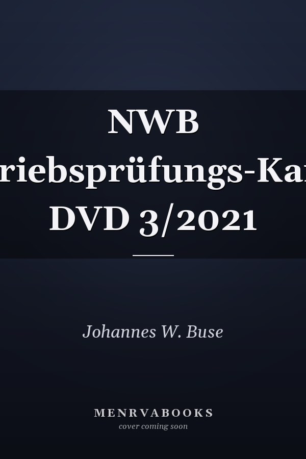 NWB Betriebsprüfungs-Kartei DVD 3/2021