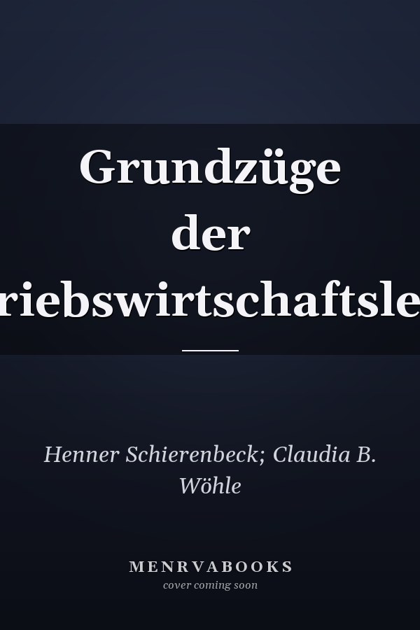 Grundzüge der Betriebswirtschaftslehre