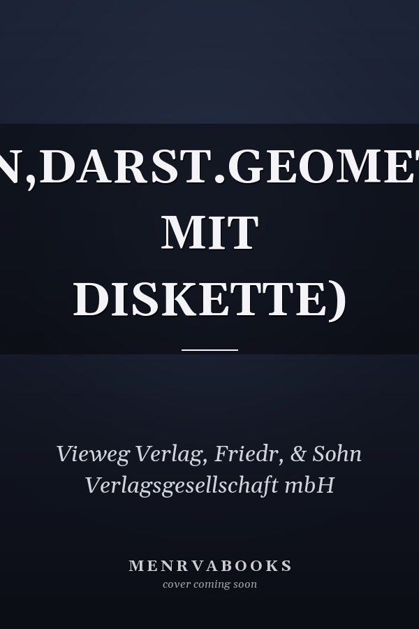 HARTMANN,DARST.GEOMETRIE(BUCH MIT DISKETTE)