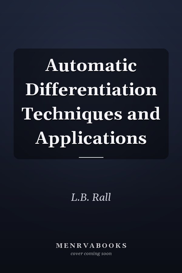 Automatic Differentiation Techniques and Applications