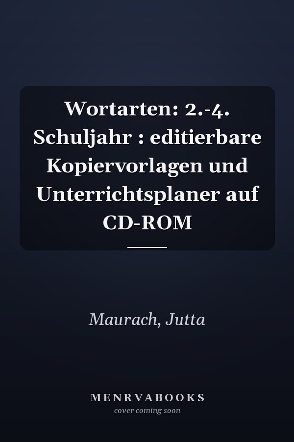 Wortarten: 2.-4. Schuljahr : editierbare Kopiervorlagen und Unterrichtsplaner auf CD-ROM