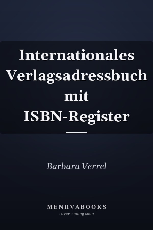 Internationales Verlagsadressbuch mit ISBN-Register