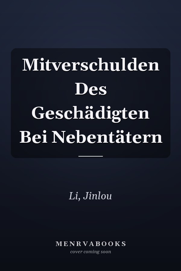 Mitverschulden Des Geschädigten Bei Nebentätern