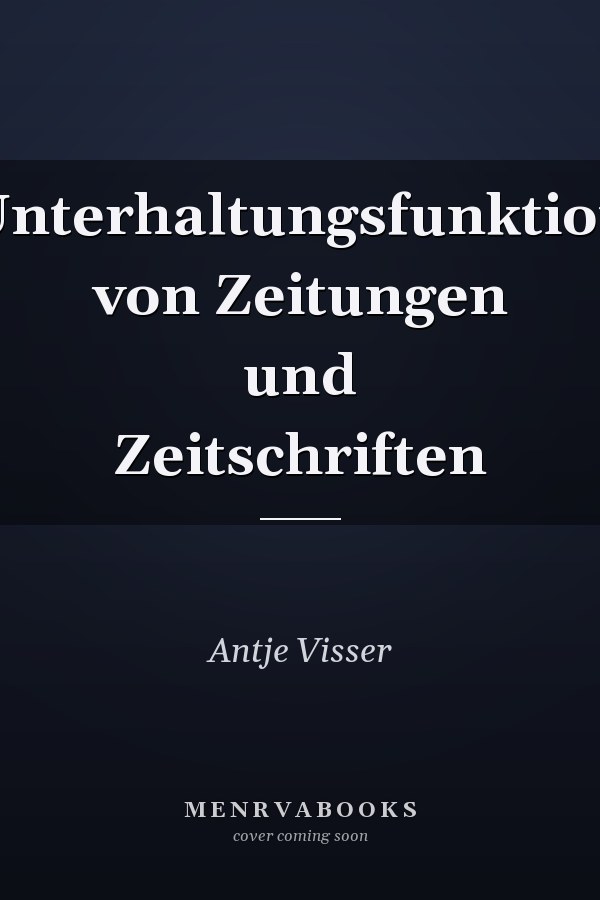 Unterhaltungsfunktion von Zeitungen und Zeitschriften