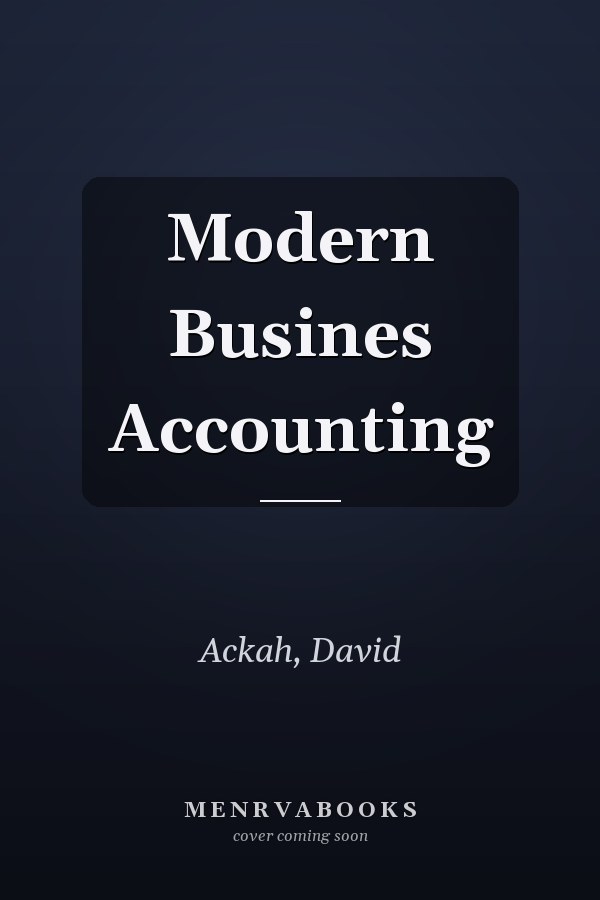 Modern Busines Accounting