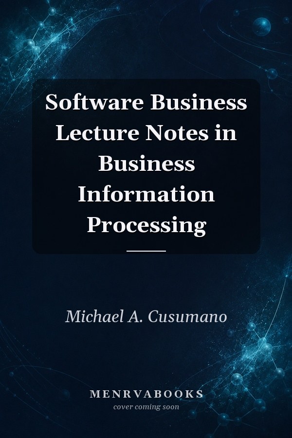 Software Business
            
                Lecture Notes in Business Information Processing