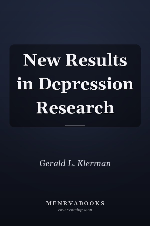 New Results in Depression Research