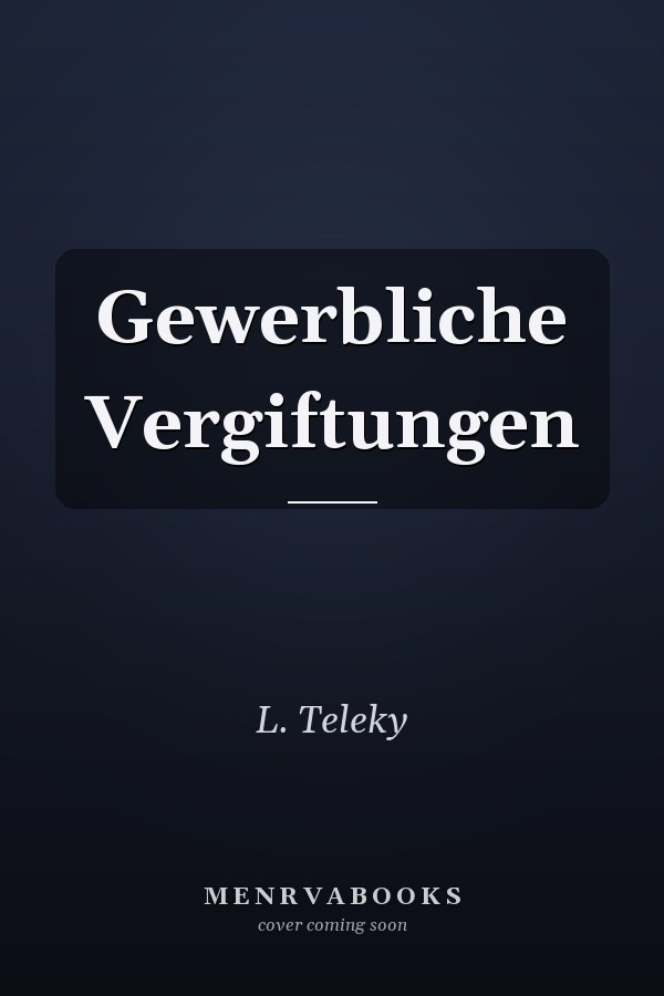 Gewerbliche Vergiftungen