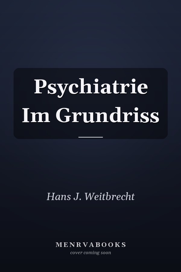 Psychiatrie Im Grundriss