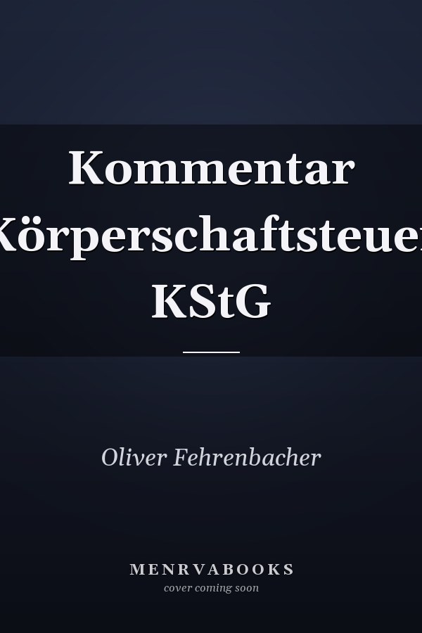 Kommentar Körperschaftsteuer KStG