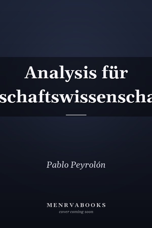 Analysis für Wirtschaftswissenschaftler