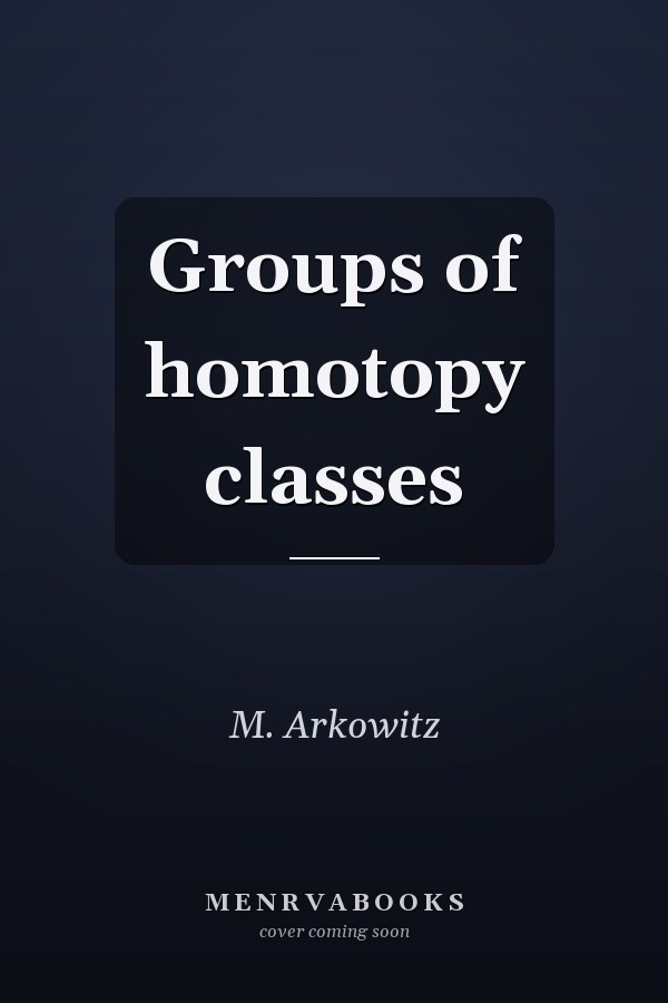 Groups of homotopy classes