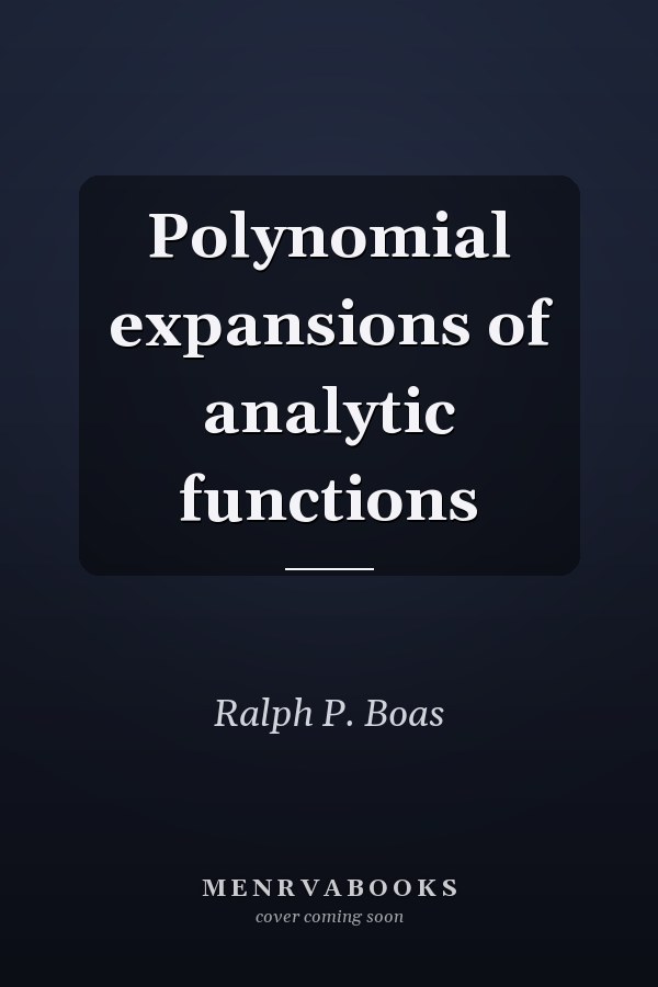 Polynomial expansions of analytic functions