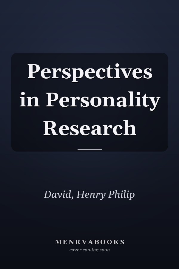 Perspectives in Personality Research