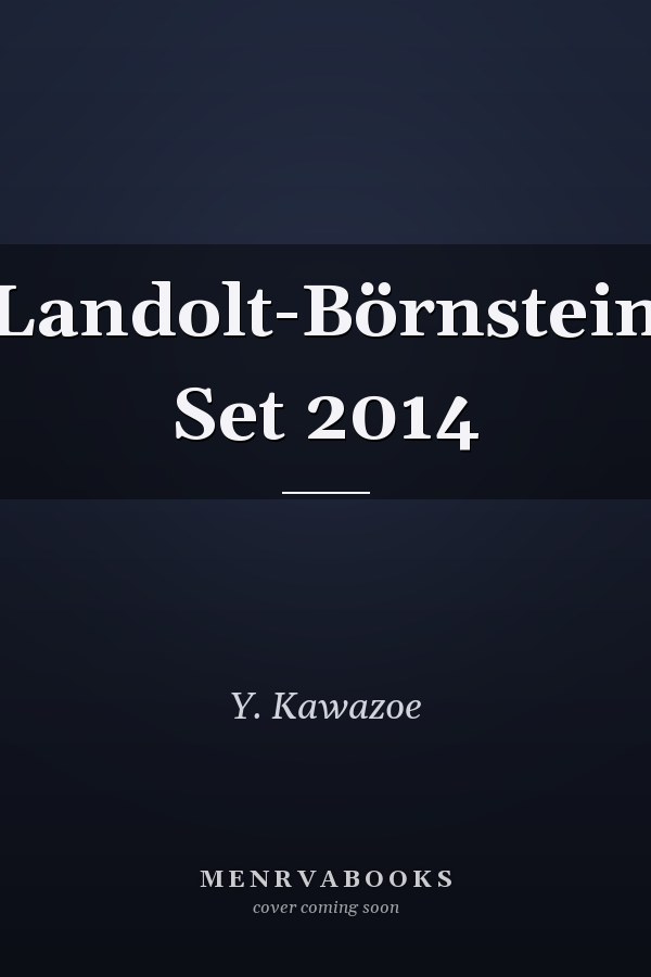 Landolt-Börnstein Set 2014