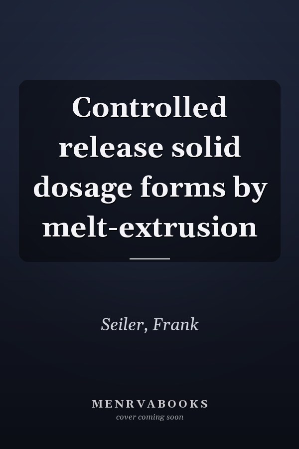 Controlled release solid dosage forms by melt-extrusion