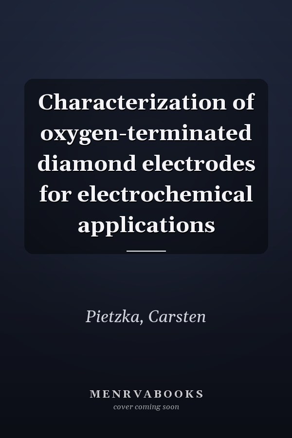 Characterization of oxygen-terminated diamond electrodes for electrochemical applications
