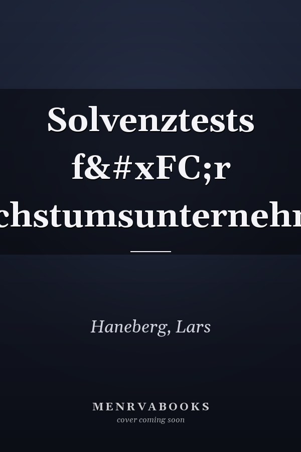 Solvenztests für Wachstumsunternehmen