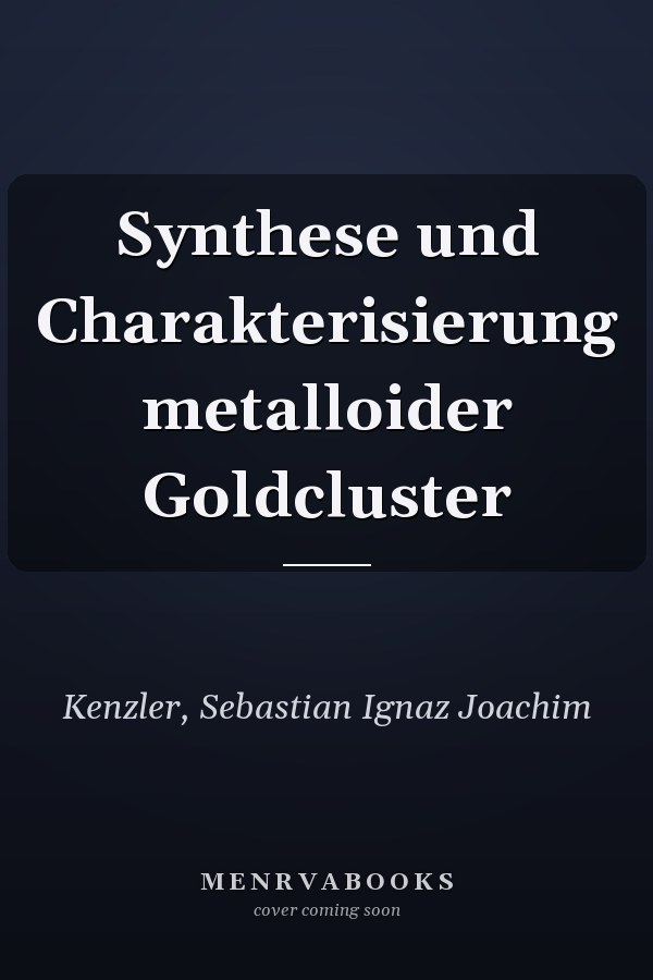 Synthese und Charakterisierung metalloider Goldcluster