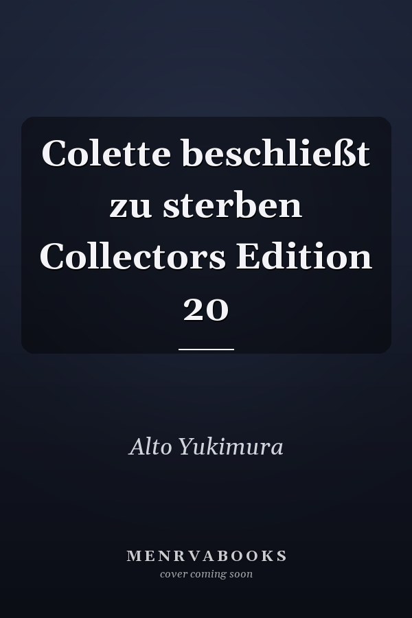 Colette beschließt zu sterben Collectors Edition 20