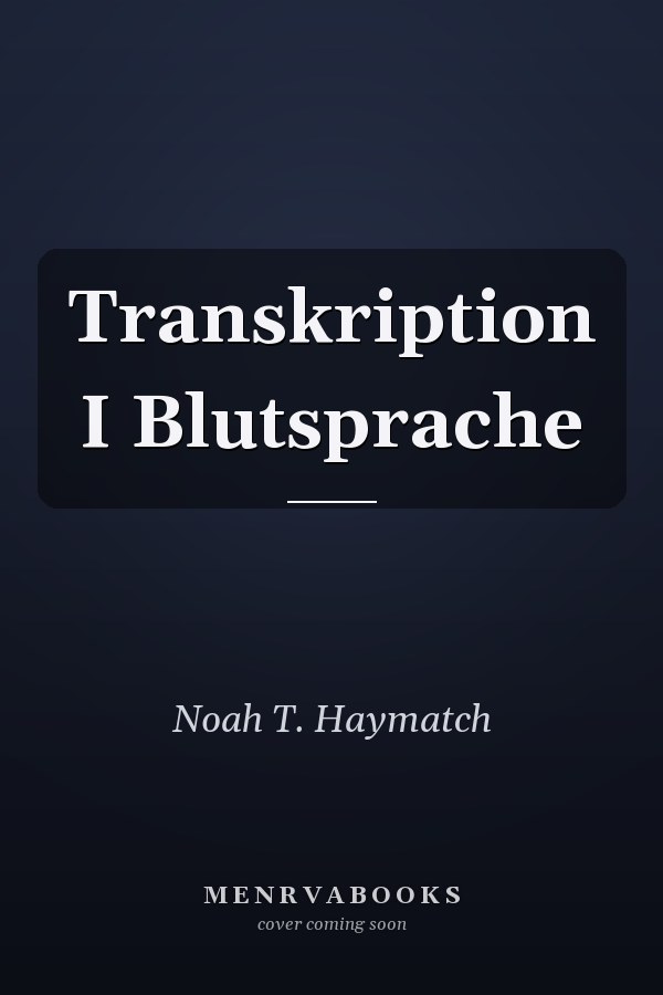 Transkription I Blutsprache