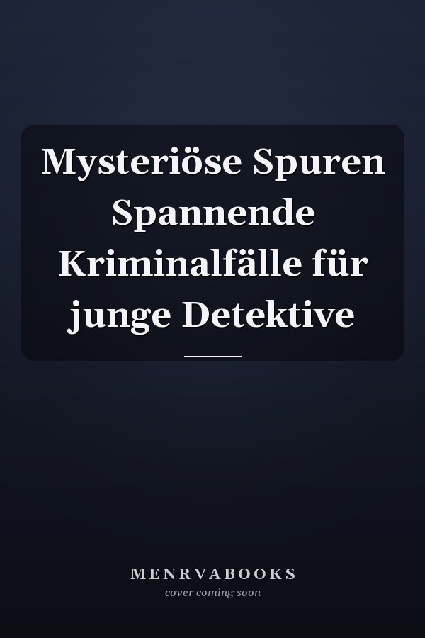 Mysteriöse Spuren Spannende Kriminalfälle für junge Detektive