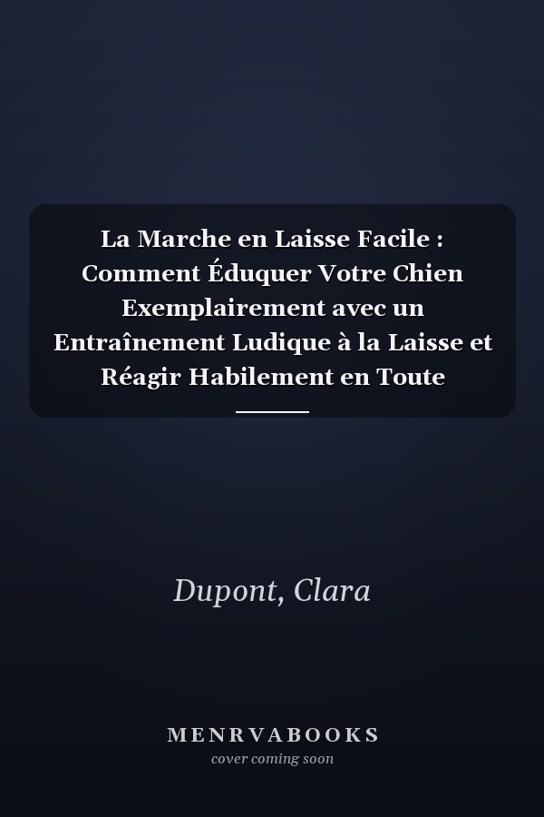 La Marche en Laisse Facile : Comment Éduquer Votre Chien Exemplairement avec un Entraînement Ludique à la Laisse et Réagir Habilement en Toute Situation – Avec les Meilleurs Exercices & Conseils