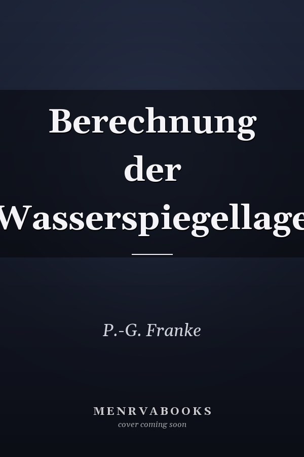 Berechnung der Wasserspiegellage