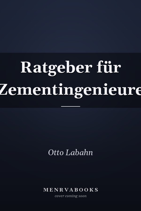 Ratgeber für Zementingenieure