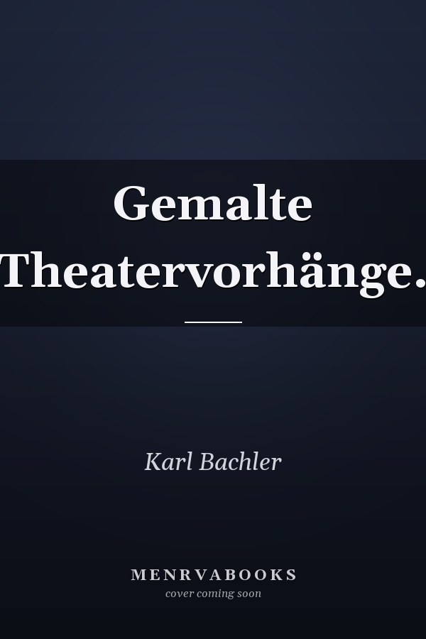 Gemalte Theatervorhänge.
