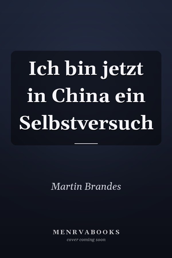 Ich bin jetzt in China ein Selbstversuch