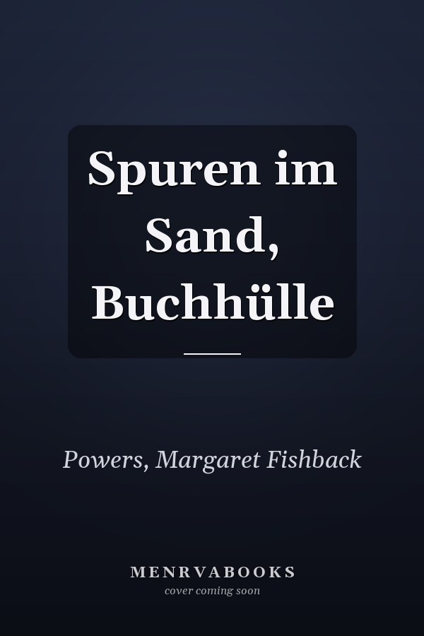 Spuren im Sand, Buchhülle
