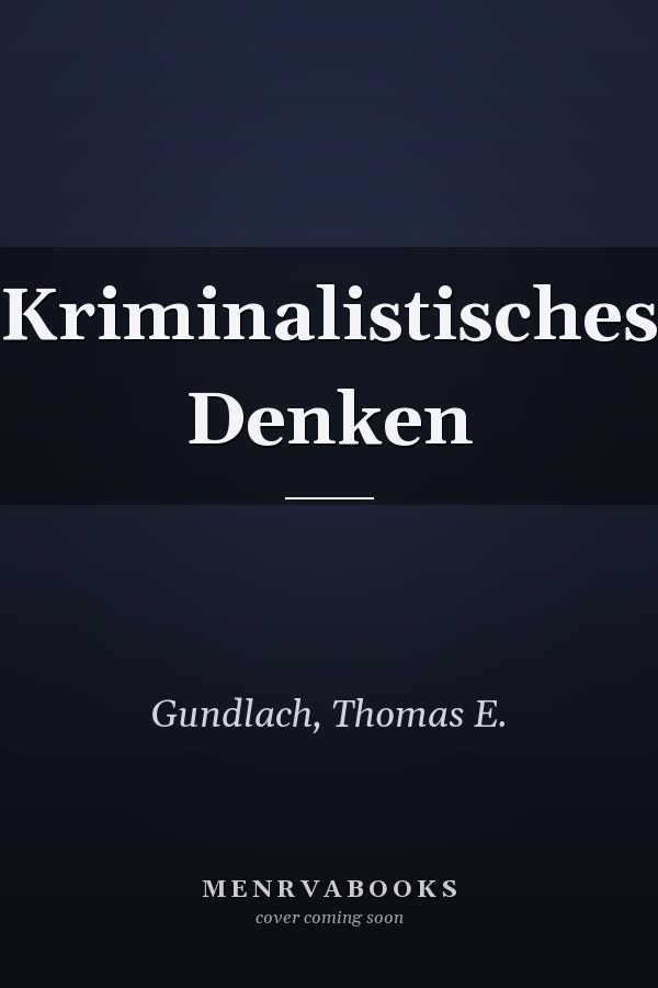 Kriminalistisches Denken