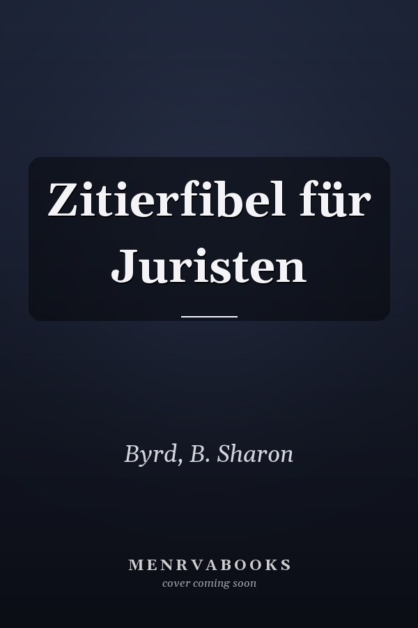 Zitierfibel für Juristen