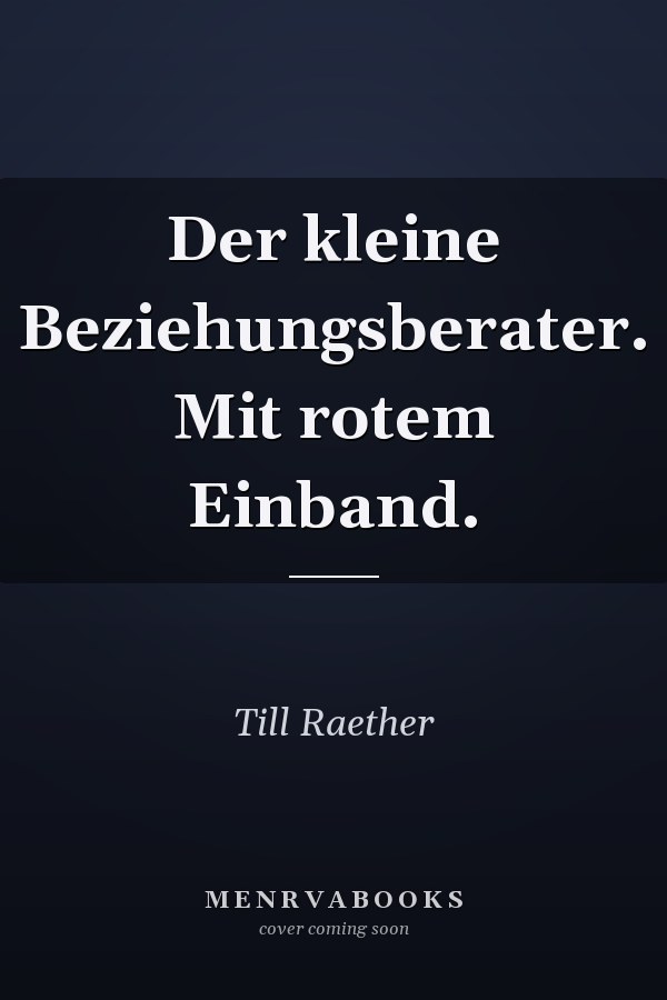 Der kleine Beziehungsberater. Mit rotem Einband.