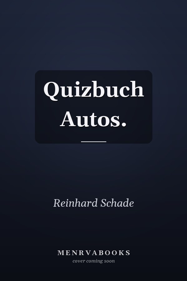 Quizbuch Autos.