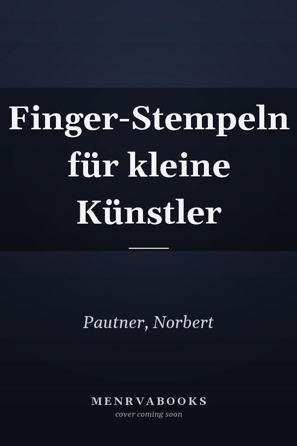 Finger-Stempeln für kleine Künstler